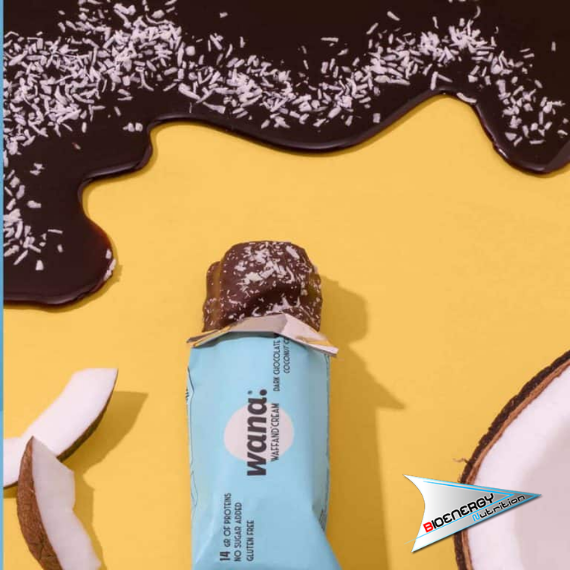 WaNa-WANA WAFFAND'CREAM (Cioccolato Fondente Con Crema al COCCO - Conf. 12 barrette da 43 gr)     